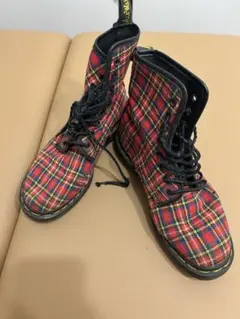 Dr. Martens 1460 赤チェック ワークブーツ