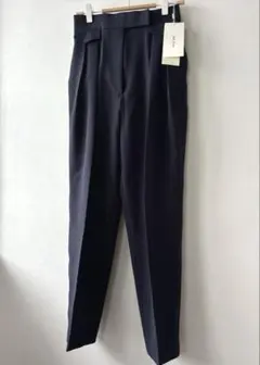 《新品タグ付き》ミラオーウェン フラップデザインワイドテーパードパンツ