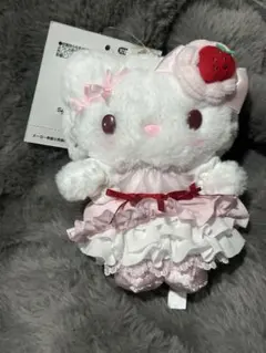 ハローキティ いちごホイップケーキ　マスコットバッグチャーム