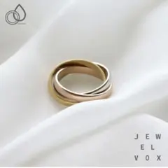 JEWELVOX 3連リング　15号