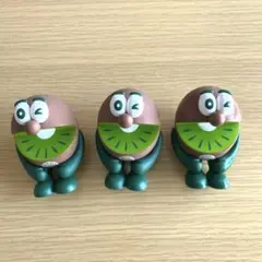 ゼスプリ　キウイブラザーズフィギュア3体2020グリーン