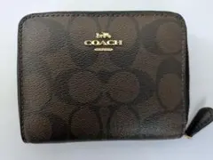 COACH ブラウン 二つ折り財布