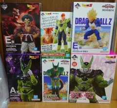 一番くじ ドラゴンボール フィギュア 16号 セル ミスターサタン ベジータ