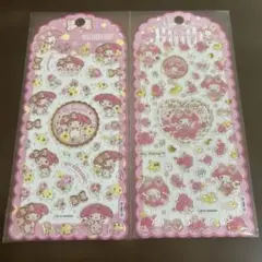 My Melody シール ステッカー 2枚セット　海外正規品