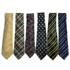 ネクタイ　まとめ売り　6点セット