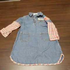 e.a.B デニムワンピース 七分袖