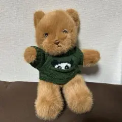 パンダ柄ニット着用 テディベア ぬいぐるみのサムネイル