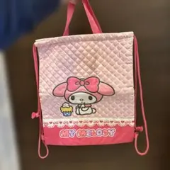 サンリオ　マイメロ　キルトナップサック