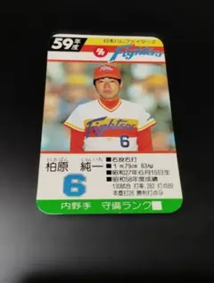 タカラのプロ野球ゲーム用カード昭和56年阪神タイガース岡田彰布