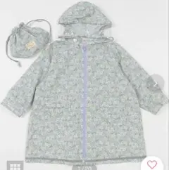 【美品】petit mainプティマイン　レインコート