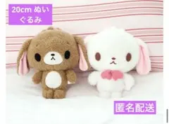シュガーバニーズ 韓国限定 サンリオ しろうさ くろうさ 20cmぬいぐるみ