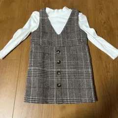 ジャンパースカートセット　12-18M