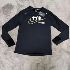 Nike EKIDEN 長袖Tシャツ L　ランニング　トレーニング　ブラック