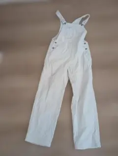 ホワイトオーバーオール　コーディロイ　グローバルワーク