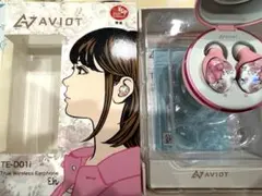 【ジャンク品】AVIOT TB-01i ピンク ワイヤレスイヤホンのサムネイル