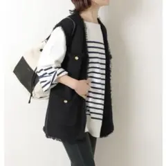 美品✨Spick & Span ADAWAS サマーツイード ニットベスト