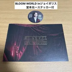 ジョイポリスBLOOM WORLDステッカー付　堂本光一 ソロコンパンフレット