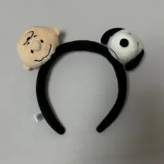 ユニバ USJ カチューシャ スヌーピー&チャーリーブラウン