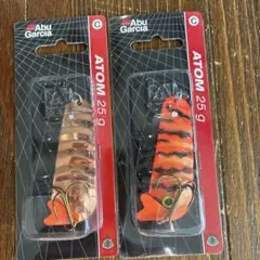 Abu Garcia ATOM 25g 2点セット スプーン　サケ　アキアジ