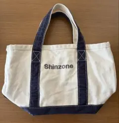 Shinzone キャンバストートバッグ ネイビーのサムネイル