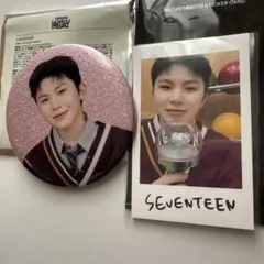 SEVENTEEN ウジ 缶バッジ フォトステッカー