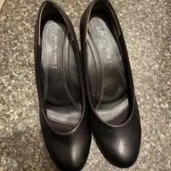 Romeo Valentino パンプス ブラック 24.5cm EEE