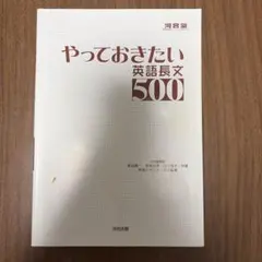 やっておきたい英語長文500 河合塾SERIES