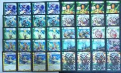 デュエマ 緑t白 ベアフガン デッキ スリーブ付き