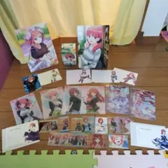 五等分の花嫁　キャラクターグッズ セット　ポストカード　カード