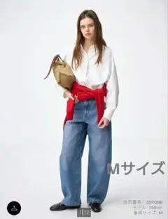 GU バレルレッグジーンズ