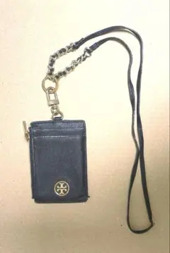 トリーバーチ　ストラップパスケース/コインケース/カードケース　ブラック