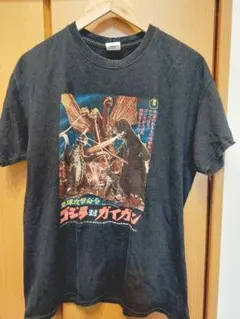 Godzilla 90s USA製 ゴジラ ヴィンテージ Tシャツ 半袖 黒 - メルカリ
