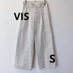 VIS ワイドパンツ　ベージュ