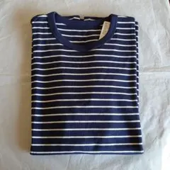 未使用 UNIQLO ソフトリブ ボーダークルーT XXL