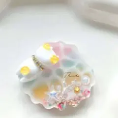 海塗り シェル　猫ちゃん ピンク◡̈♥︎ 星の砂マーメイド色　※少し厚みあり 海塗り シェル 猫ちゃん ピンク◡̈♥︎ 星の砂マーメイド色 ※少し厚み