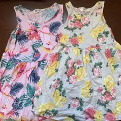キッズH&M ノースリーブワンピース 2点セット