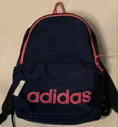 adidas リュック ネイビー/ピンク