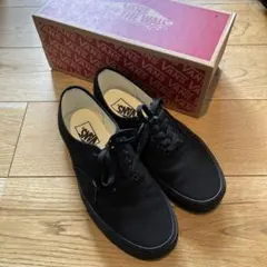 VANS オーセンティック ブラック×ブラック　26.0cm