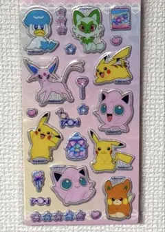 ポケモン 海外正規品　ぷっくり3D立体シール