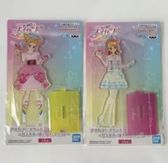 アイカツ！ スタンド付きアクリルプレート 大空あかり 有栖川おとめ 2点セット