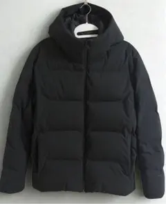 UNIQLO シームレスダウンパーカ ブラック 黒色 ユニクロ XL