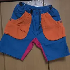 AIGLE ショートパンツ Sサイズ ブルー オレンジのサムネイル