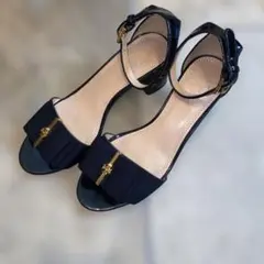 Tory Burch アンクルストラップ サンダル ブラック　5Mのサムネイル