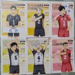 ハイキュー　ポストカード特典・フレークシール