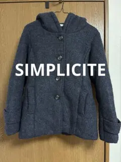 【SIMPLICITE】フード付きダウンコート