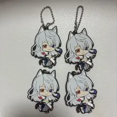 カラフルピーチ どぬく ラバーチャーム 4点セット