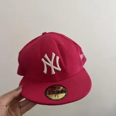 New Era 59FIFTY ピンク キャップ 7 1/8