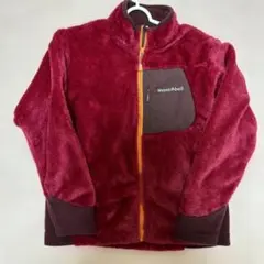 montbell フリースジャケット バーガンディ