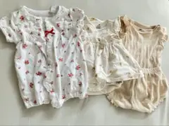 H&M ロンパース 花柄　60cm