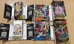 【空箱】　ポケモンカード　空箱　6点セット　テラスタルフェス　メガドリームex